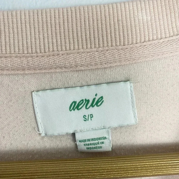 Aerie Blush Velour Sweatshirt - Picture 8 of 13